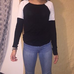Black & white Longsleeve Shirt